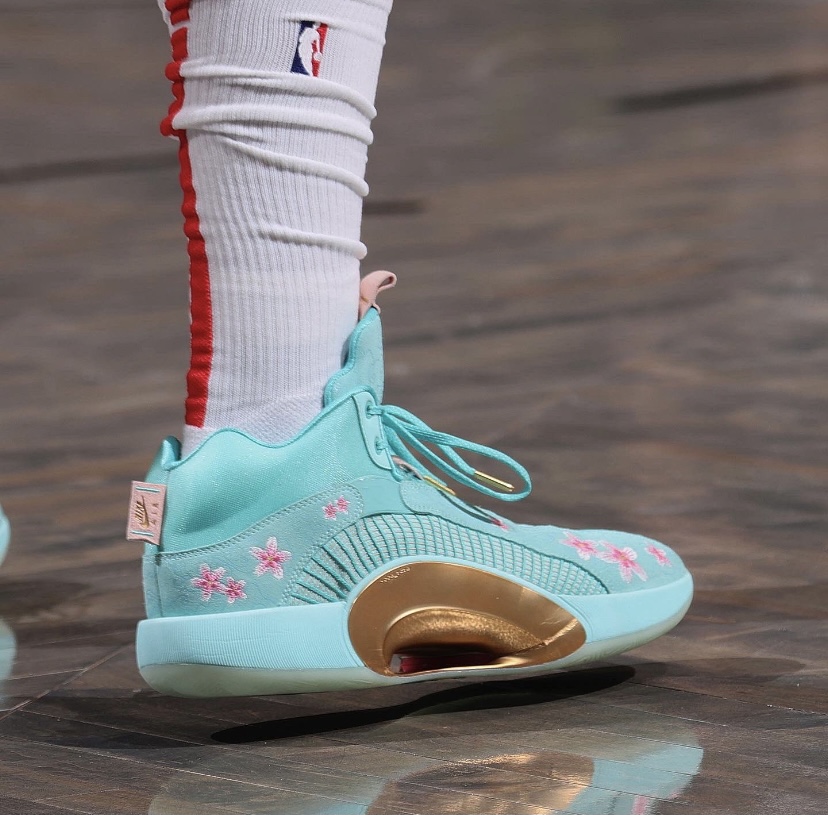 八村塁専用のエア ジョーダン35(XXXV) “桜” PE 登場！ | 8469