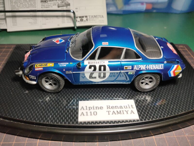 タミヤ アルピーヌ ルノー A110 製作ブログ 組み立てから完成へ | 自己