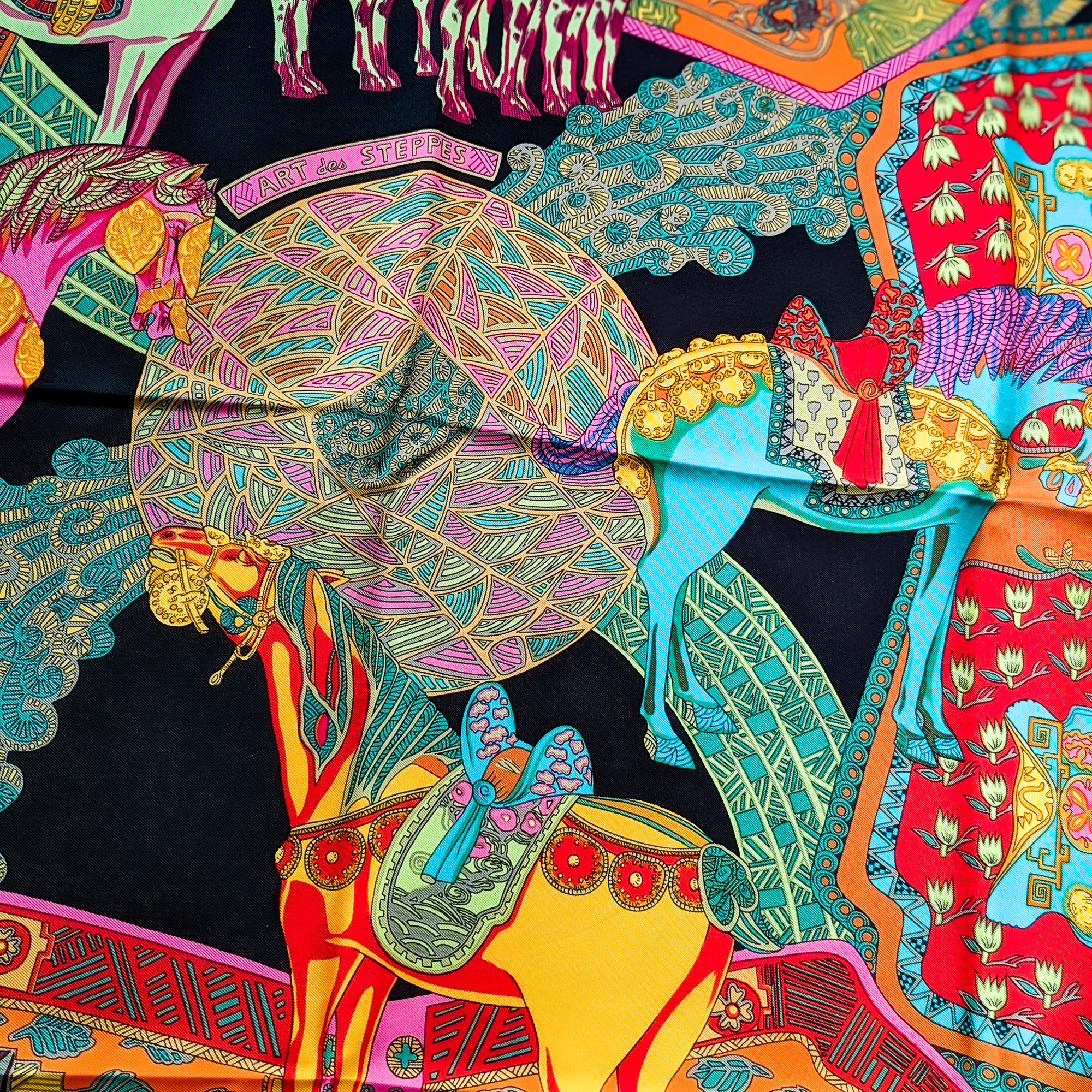 The Art des Steppes Hermès Carré by Annie Faivre – The World of