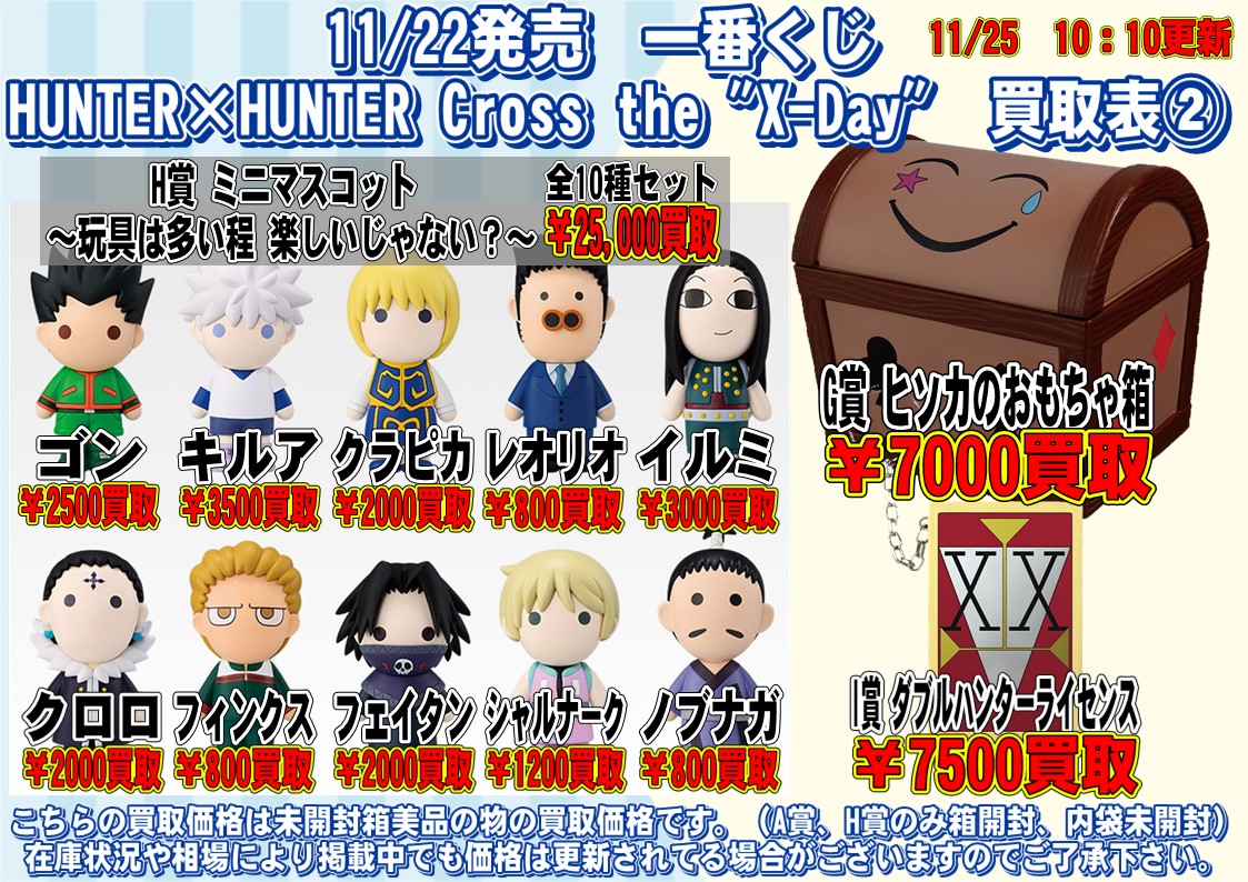 一番くじ 一番くじ HUNTER × HUNTER I賞 ダブルハンターライセンスおまけ有