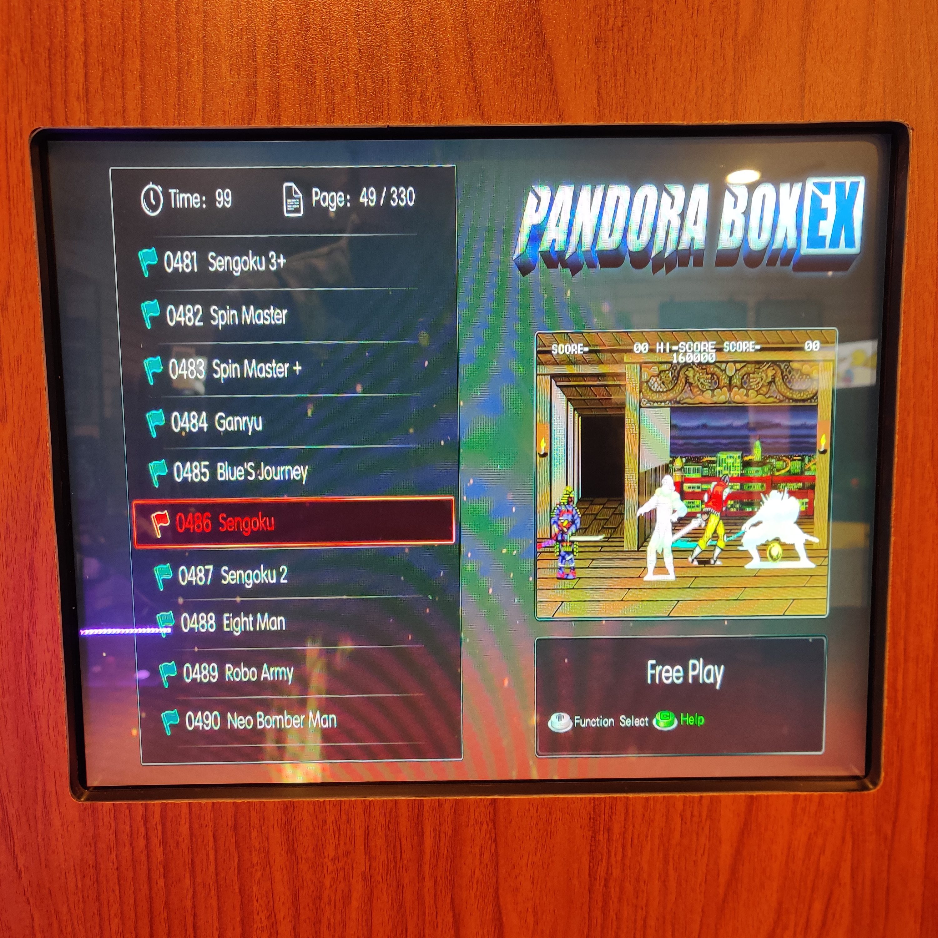 Wall Mount Arcade 3000 games - ARS Billiards