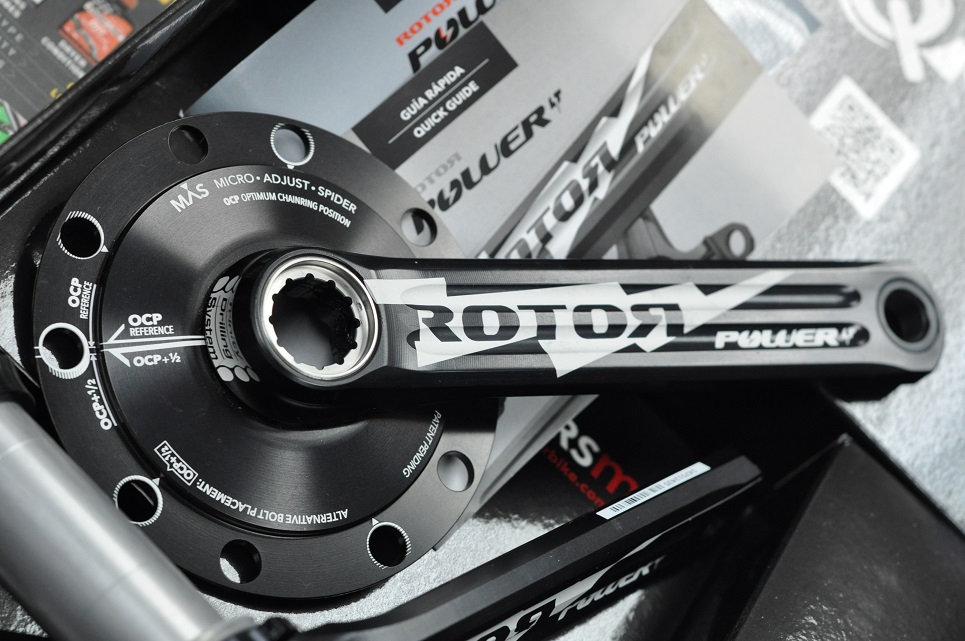 Rotor 3D+ POWER LT power meter Crankset MAS 破風版功率計曲柄