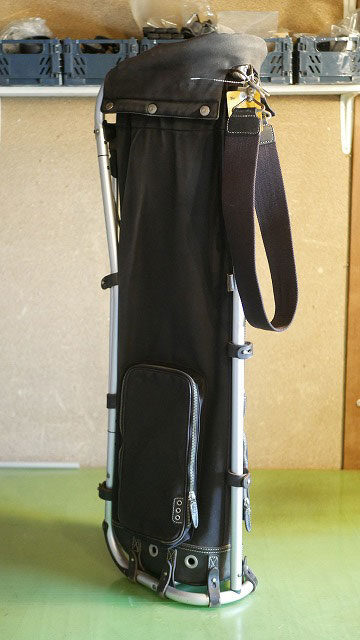 木の庄帆布/キャディバッグ本体の切れた革ベルトを修理 | BOND repair