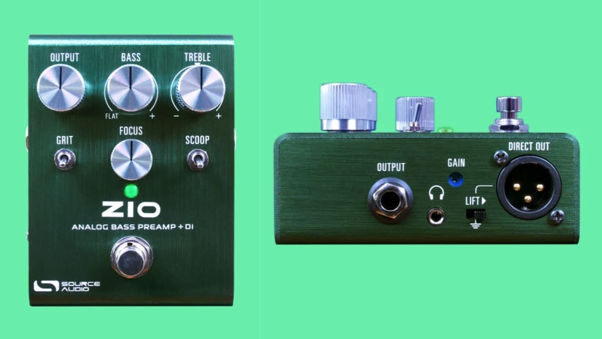 Gear Review: Source Audio ZIO Bass Preamp + DI - Bass Musician