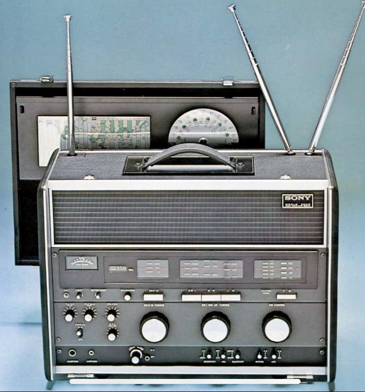 憧れの最高級ラジオ（SONY編）【昔話】 | 今時、BCLってどうなのよ2。