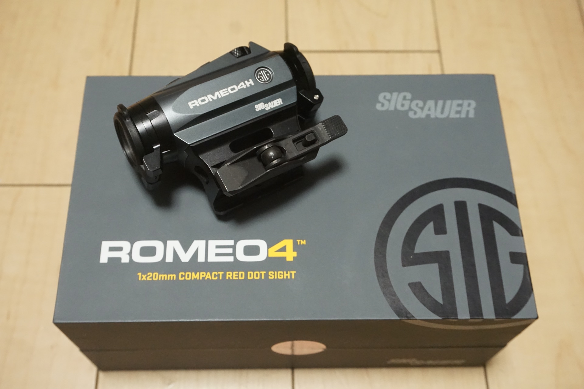 独特な形状の緑レティクルを採用したSIG SAUER ROMEO4H Green SOR43013