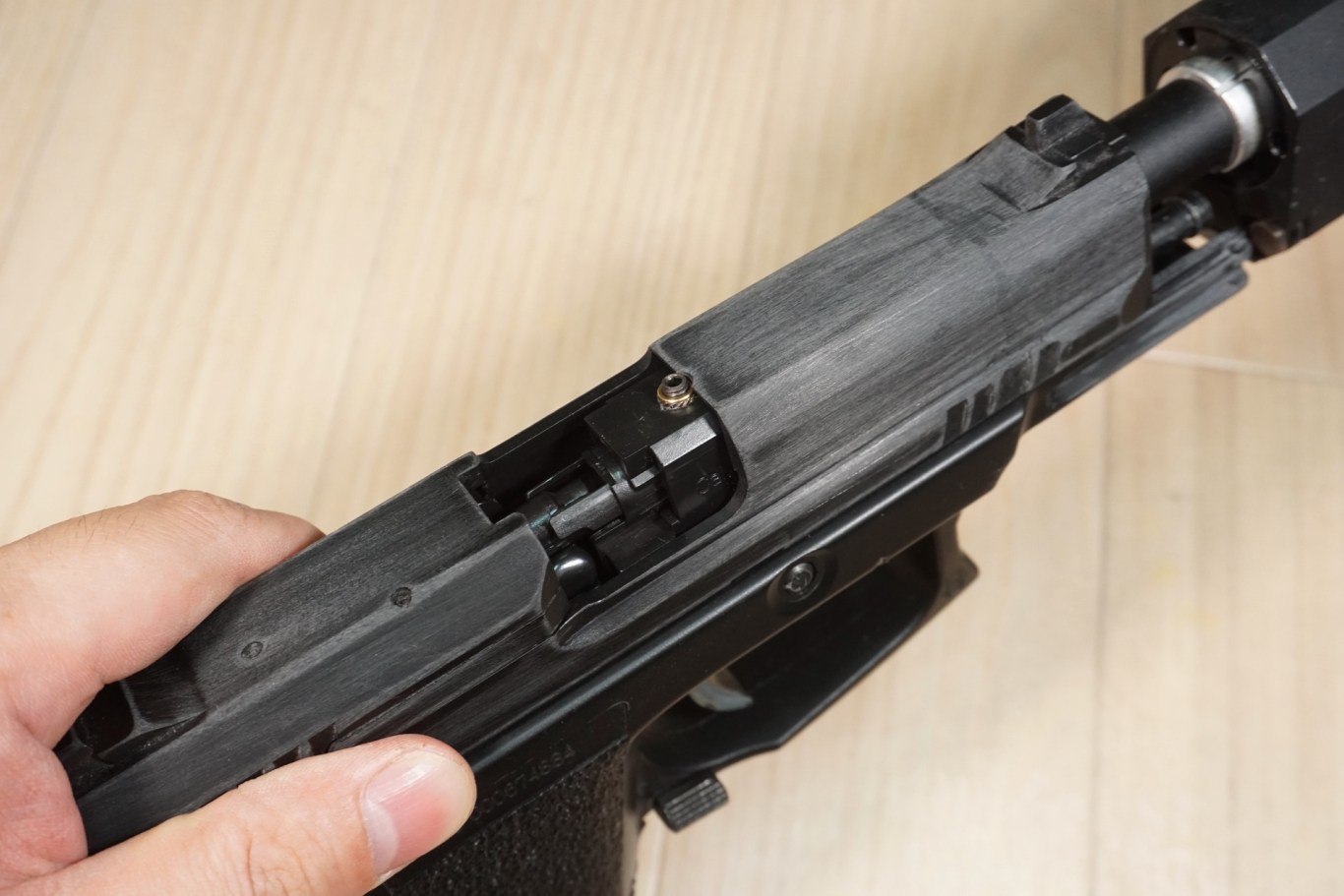 S2S SOCOM MK23を色々と弄っていきます（バレル延長、ショートスライド