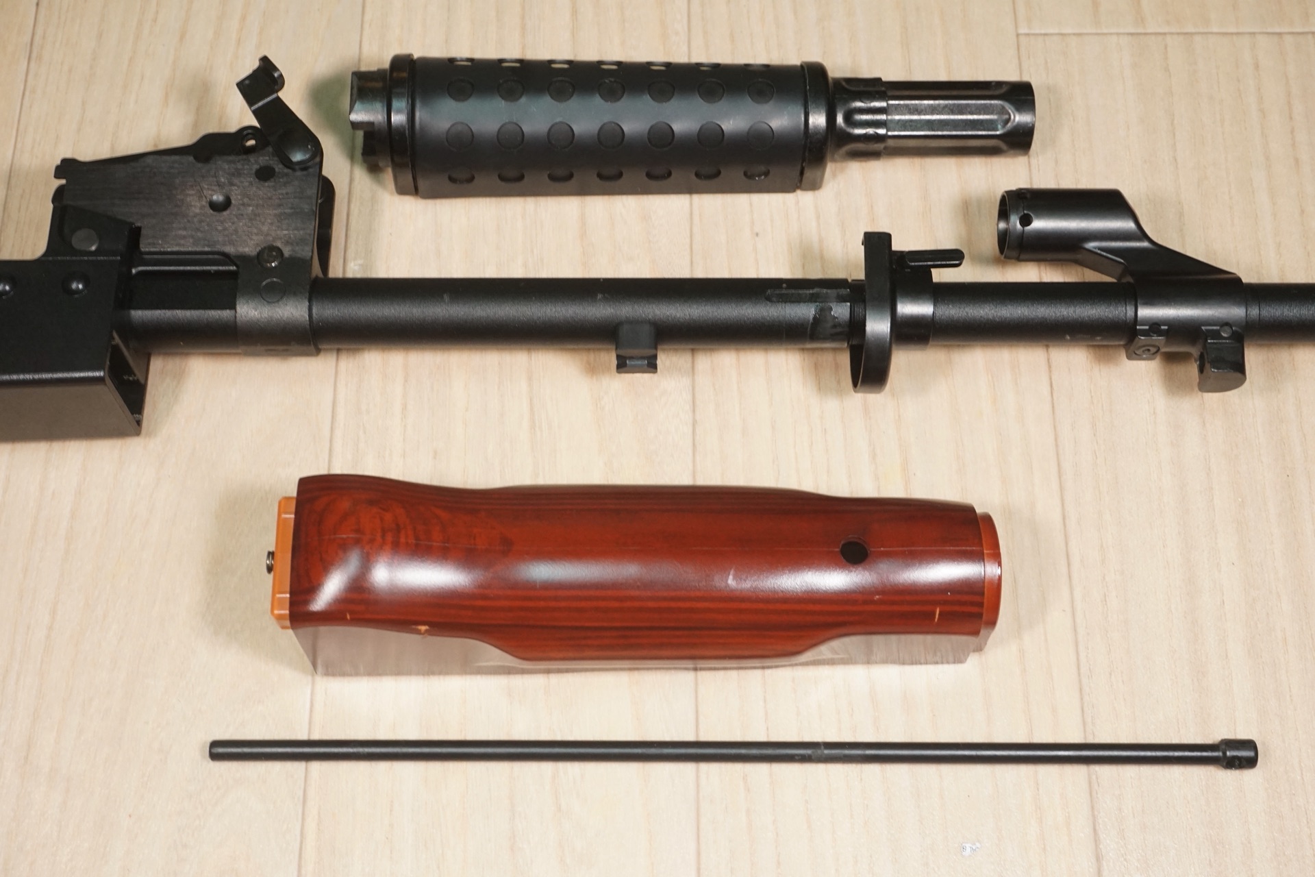 WII TECH製 東京マルイ AKM GBB用 MIDWESTタイプ AKレールガスチューブ