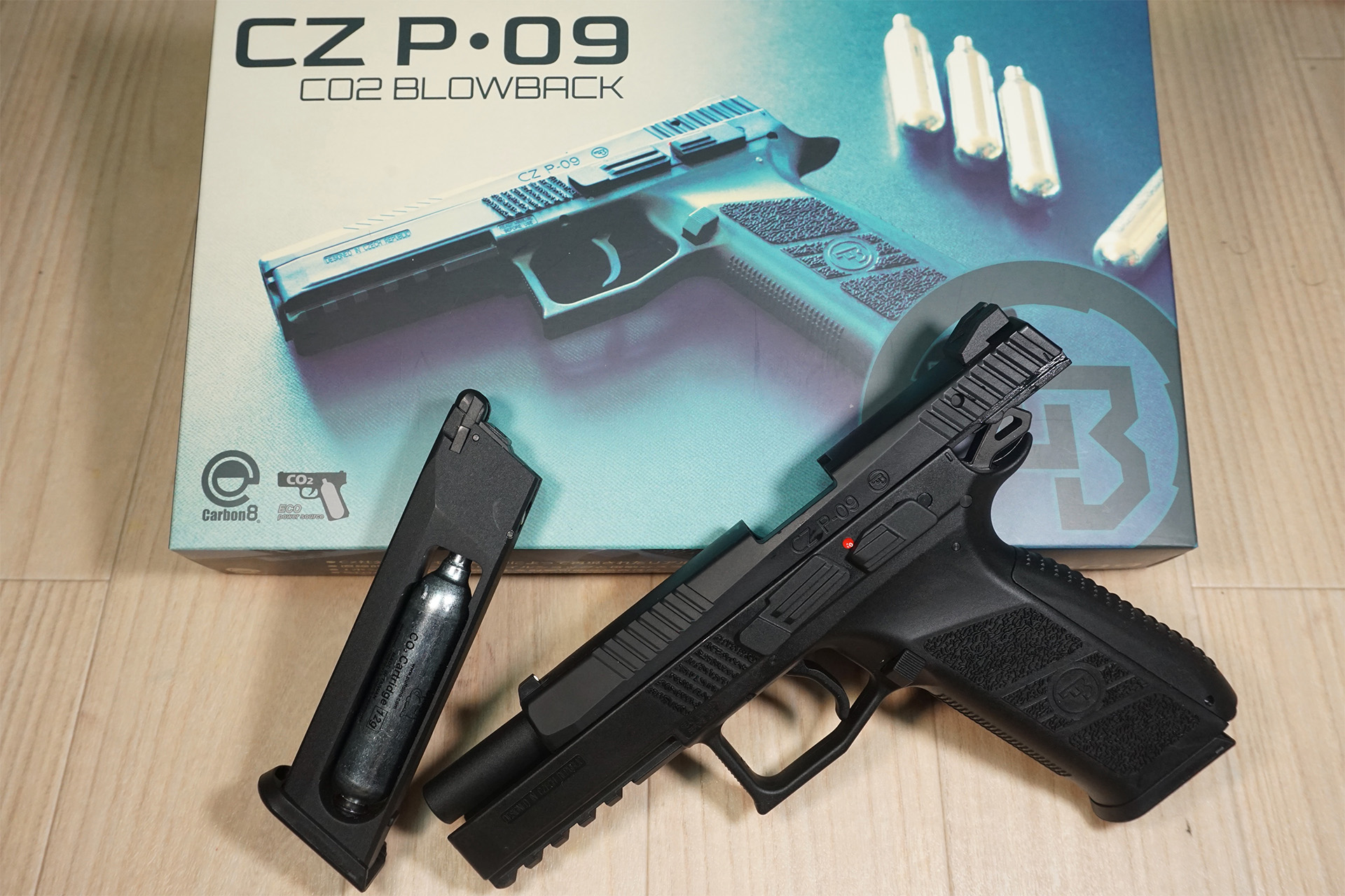 Carbon8 CZ P09 CO2ガスブローバックハンドガンを購入したのでレビュー