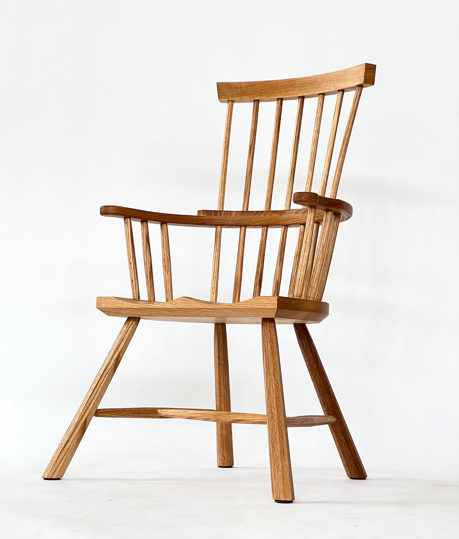 For Sale: Red Oak Seven-stick Comb-back Chair - Lost Art Press