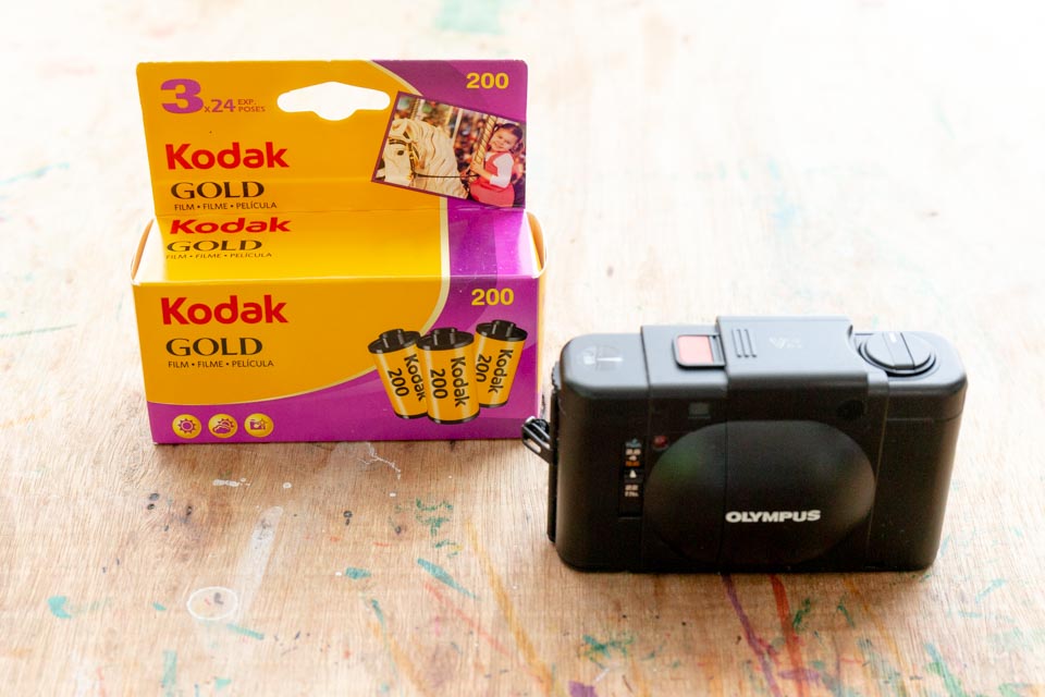 画伯の雑記 – 2018年6月8日 Olympus XAとKodak Gold 200で撮影。