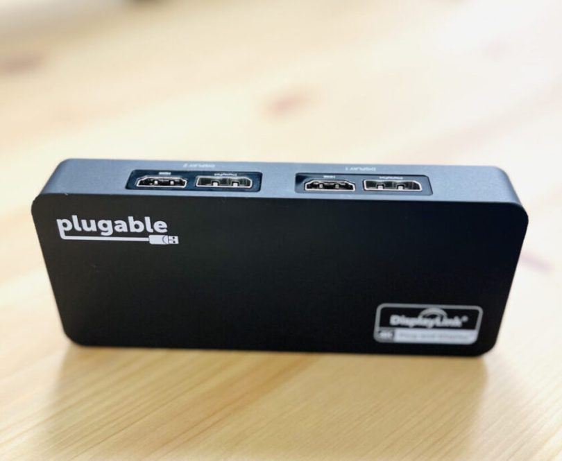 Plugable USBC-6950UE M1チップ搭載Macもトリプルディスプレイ化できる