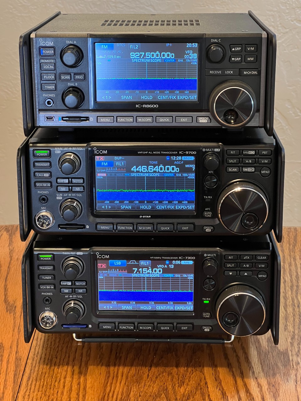 Icom IC-7300/ 9700/ R8600 End Panels – Side KX