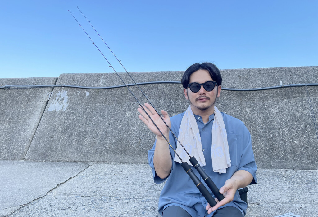 なんだ、動画でよく見るグラスソリッドロッドの「鱒レンジャー」…ん