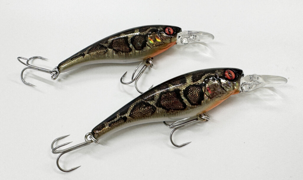 ソウルシャッドの最浅モデルの58SSRと68SSRモデルの限定カラーが釣り