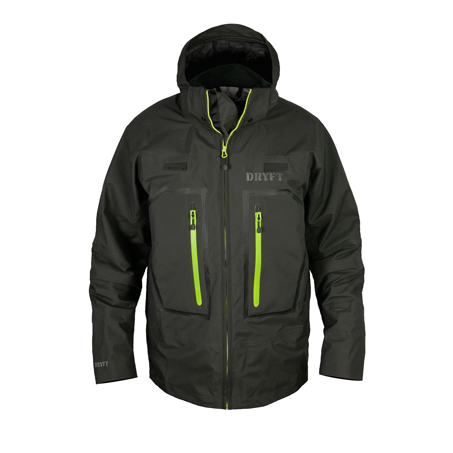 Primo™ Rain Jacket - Grey - DRYFT™ Fishing Waders - Fishing Wading