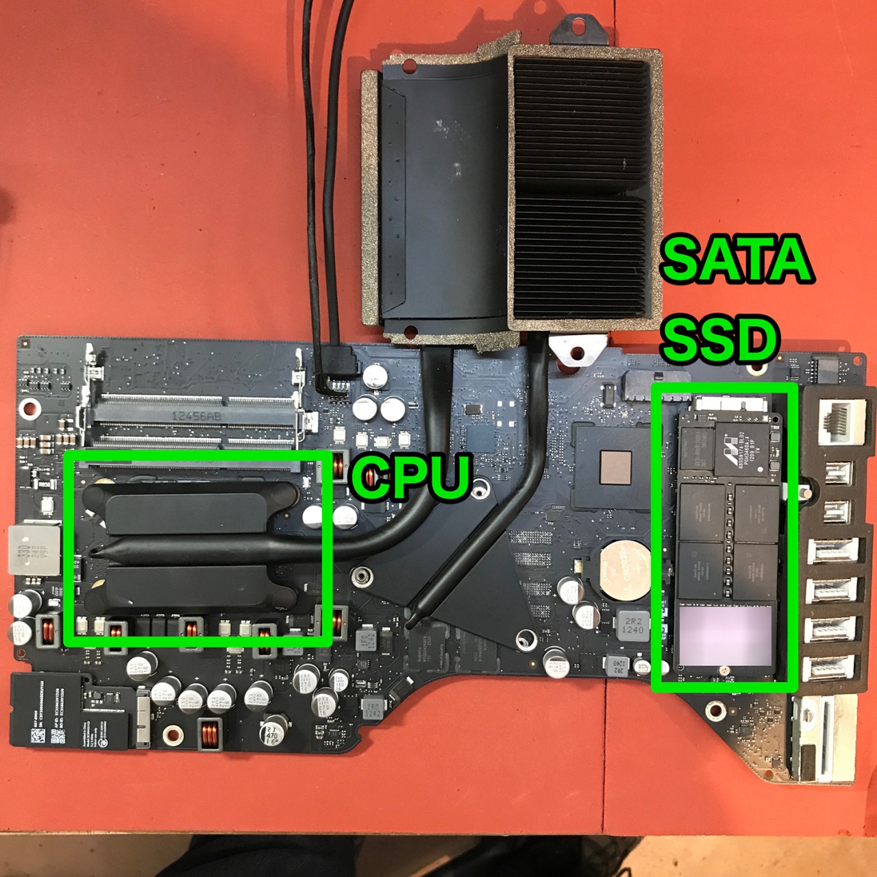 iMac 2116 21.5 メモリ32GB SSD約500gb.最強i7改造 iMac (21.5-inch, 2017) 2機種 メモリ増設 SSD交換 修理