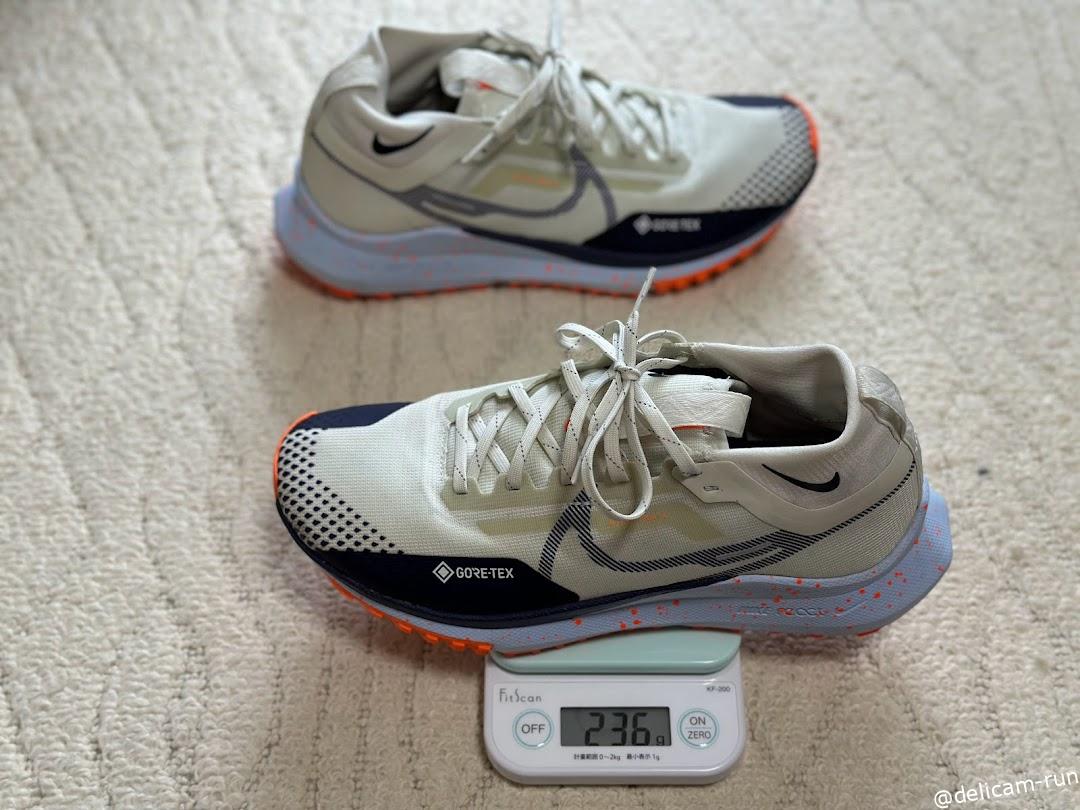 ナイキ ペガサストレイル5ゴアテックスレビュー！雪道ランニングでの