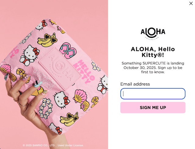 アロハコレクション ハローキティ Hello Kitty ポーチ アロハ