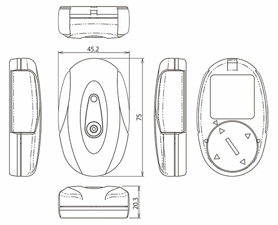 商品紹介】TAKEX ペンダント防水型送信機(4周波切替対応型) TXF-110