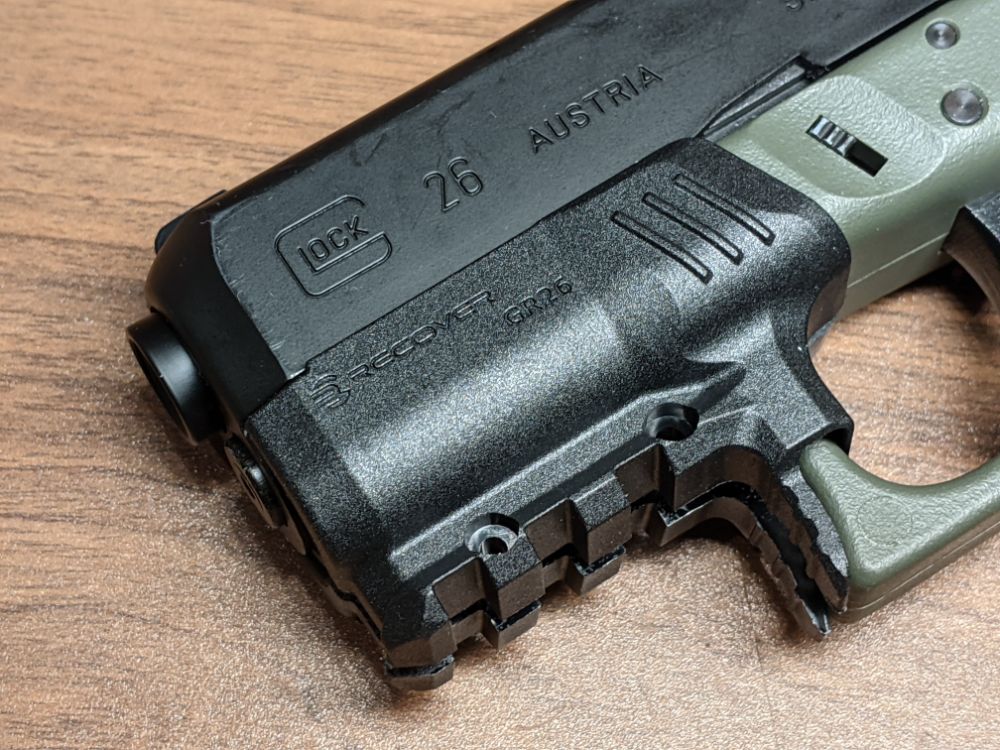 RecoverTacticalのレイルを東京マルイG26に取り付け!! | おのまとぺの