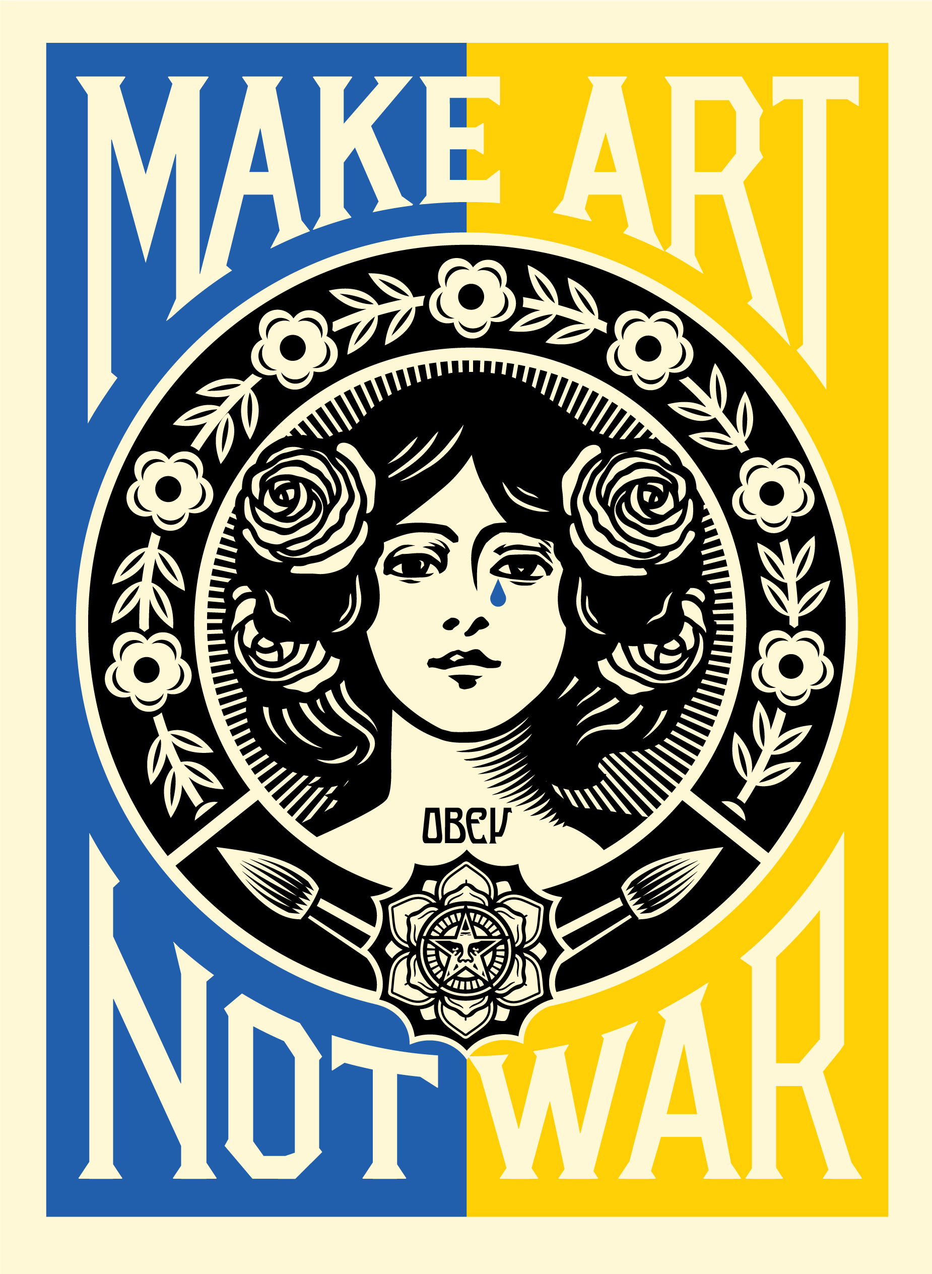 Make Art Not War - Obey Giant