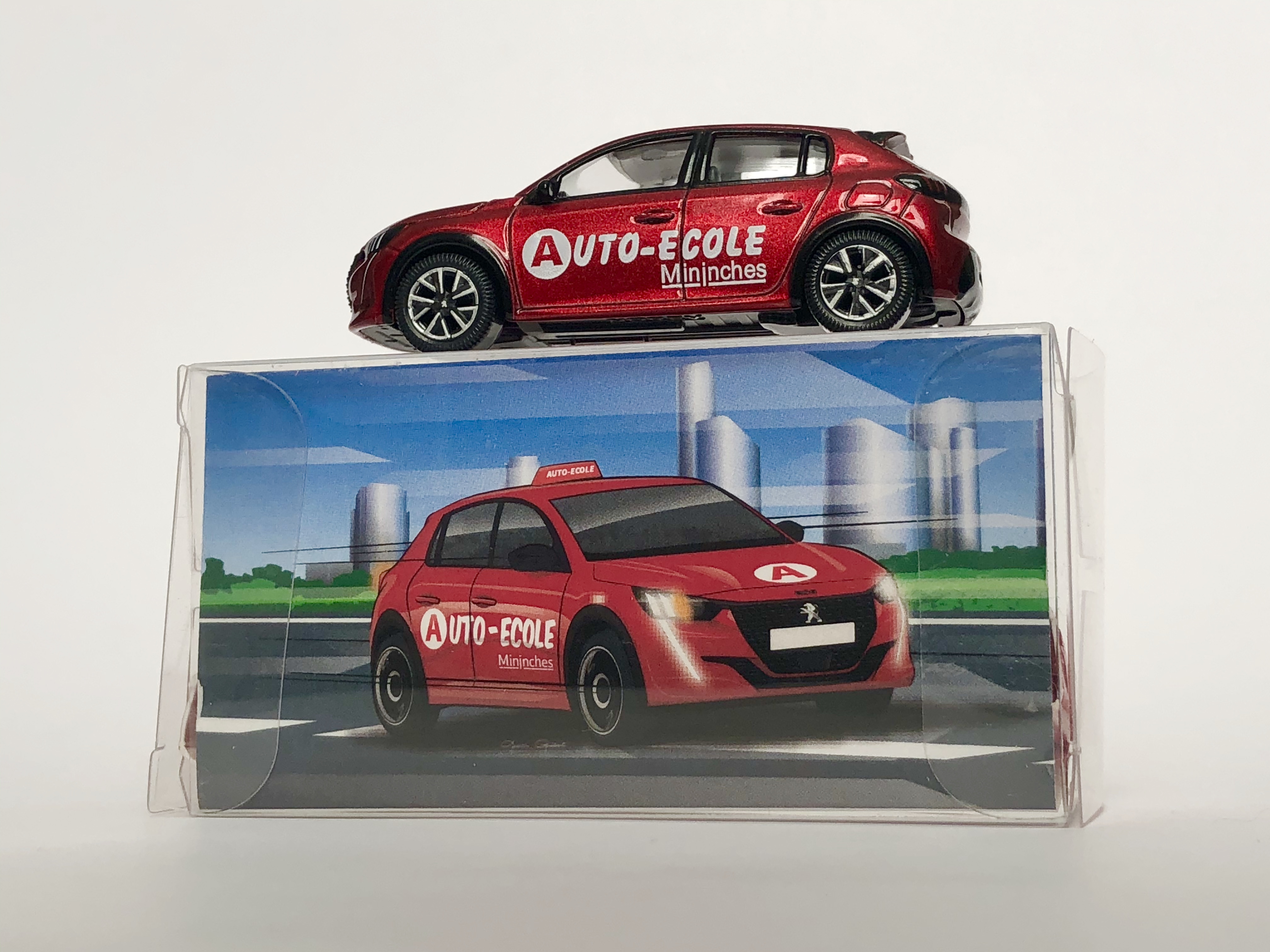Introducing “Les Petites Mininches” Peugeot 208 (Norev base