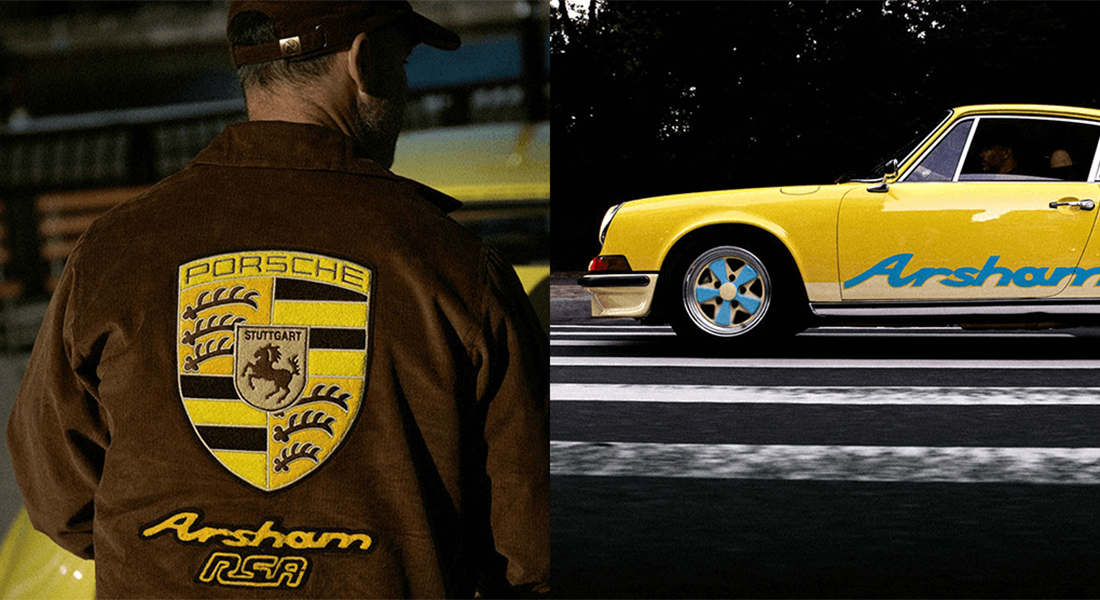 アーティスト、ダニエル・アーシャムが制作したレーシングジャケットが