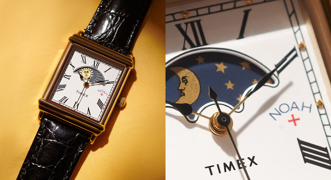 即完売】NOAH × TIMEX クラシックなデザインが魅力の Sun and Moon