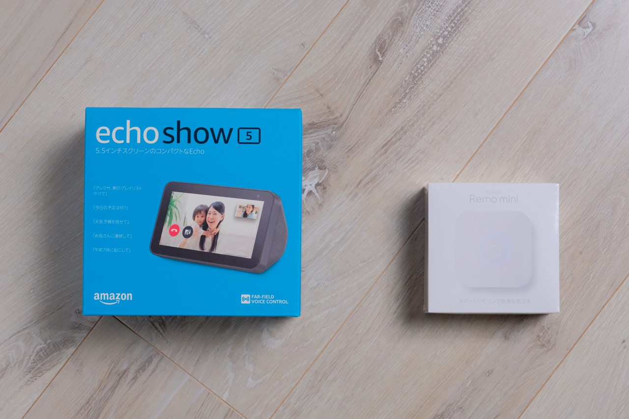 スマートルームを『Echo Show 5 + Nature Remo Mini』で作る