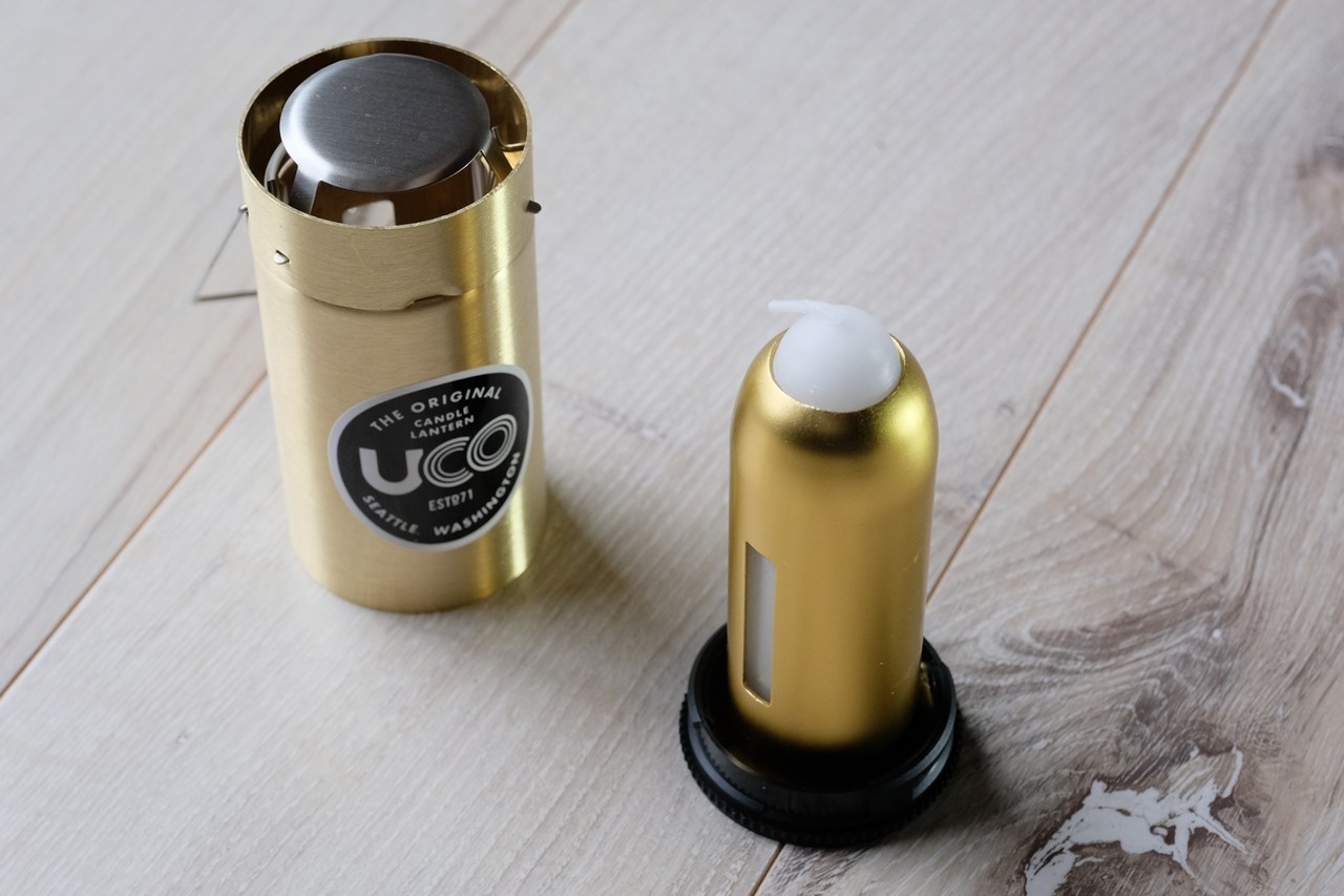 小さなオイルランタン】UCO（ユーコ）のキャンドルランタン、オイル化