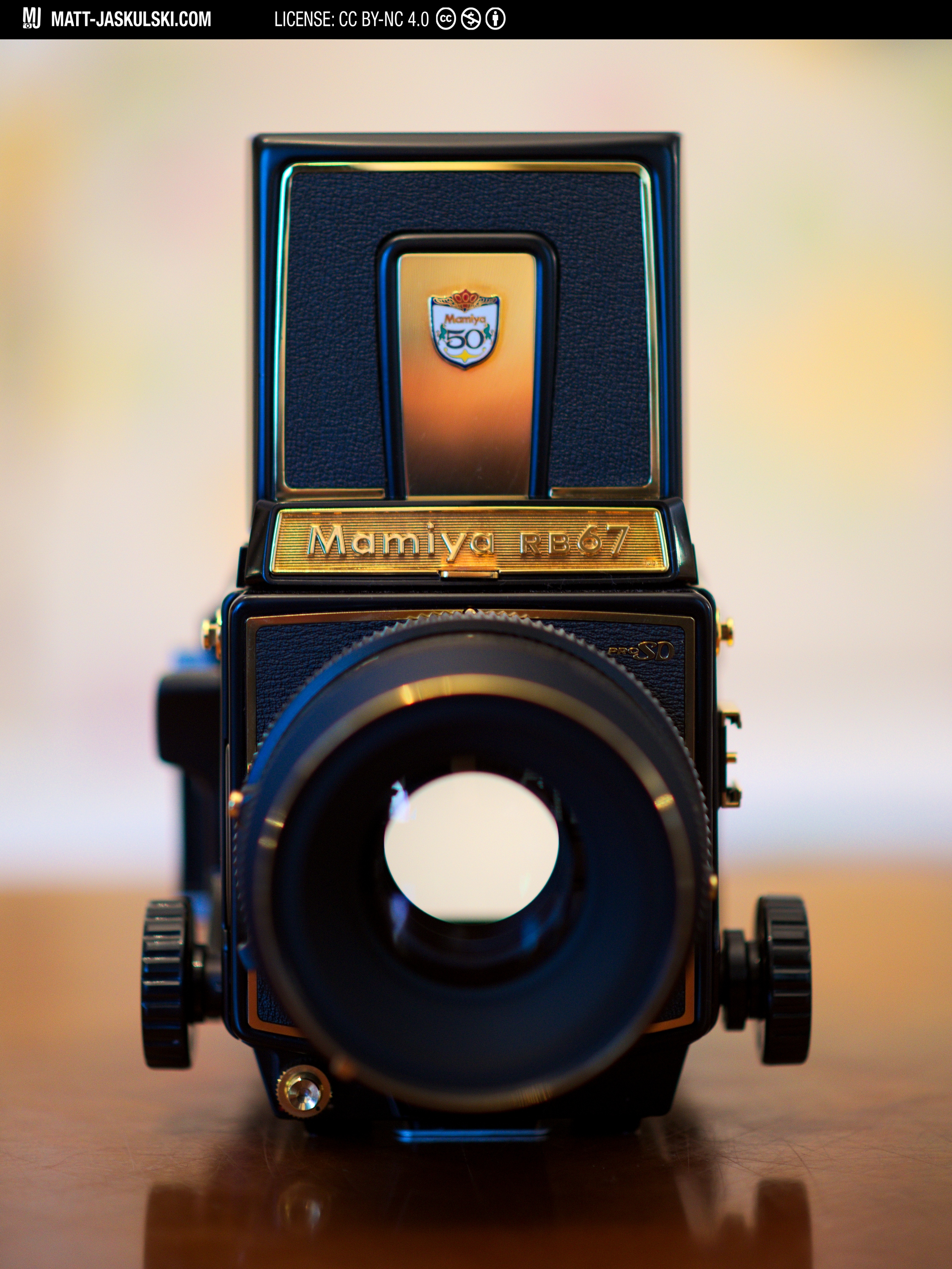 Rare Camera: 18 karat Gold Mamiya RB67 ProSD | Matt-Jaskulski.com