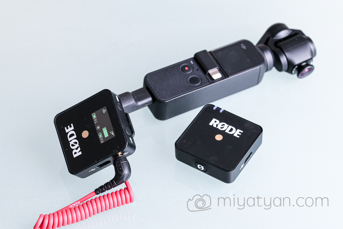 mį】RODE Wireless GOをOSMO Pocketに付けて外歩き音声テスト