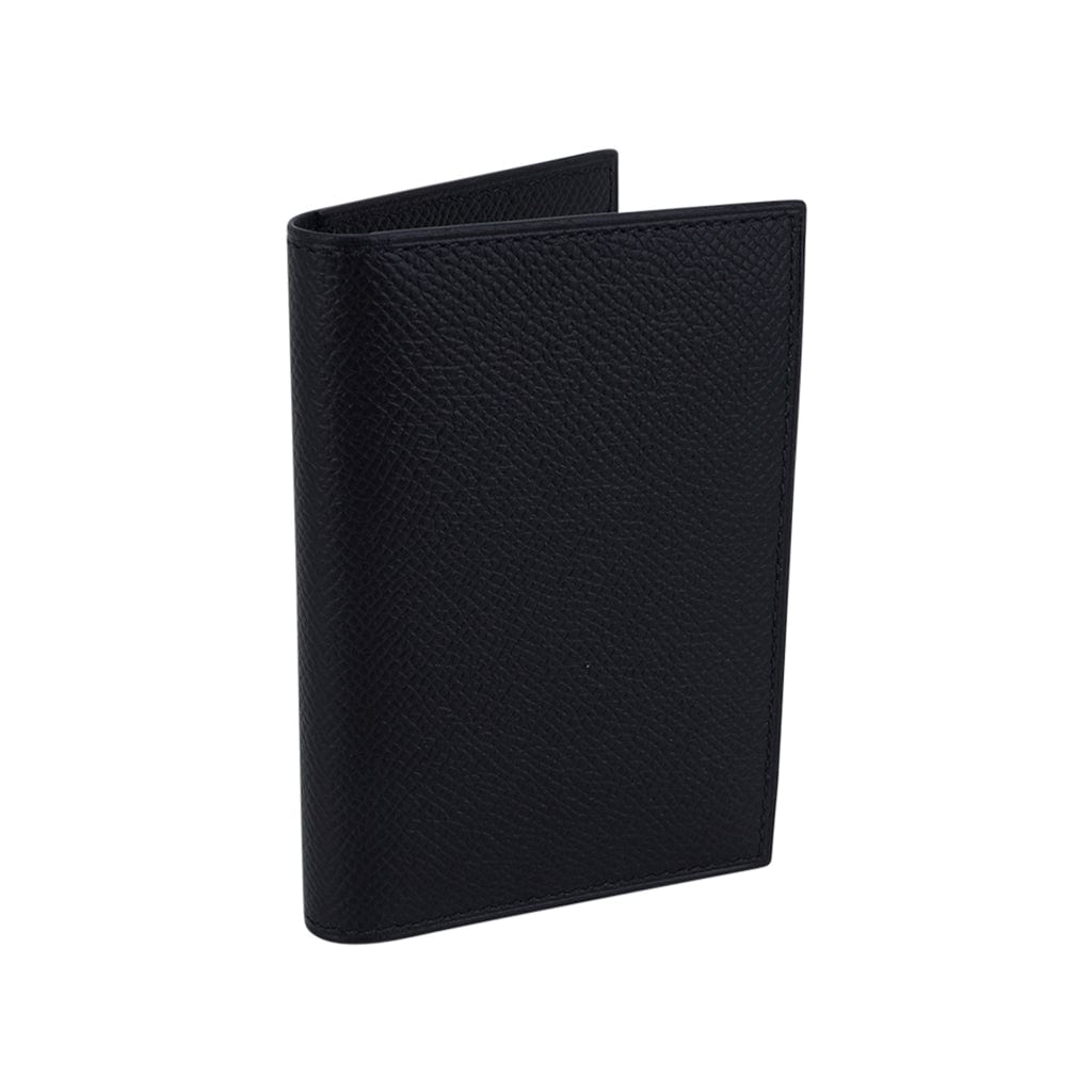 Hermès MC2 Euclid Card Case Black Epsom Leather | Mightychic