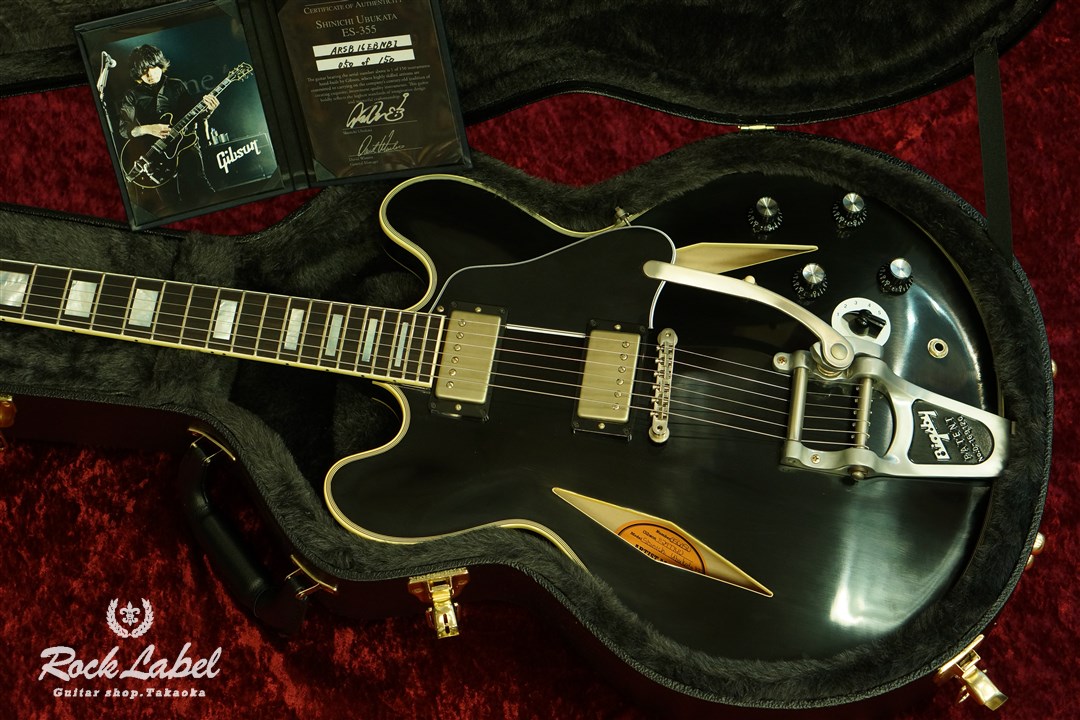 Gibson Shinichi Ubukata ES-355 Vintage Ebony VOS【夏音2017】 - Red