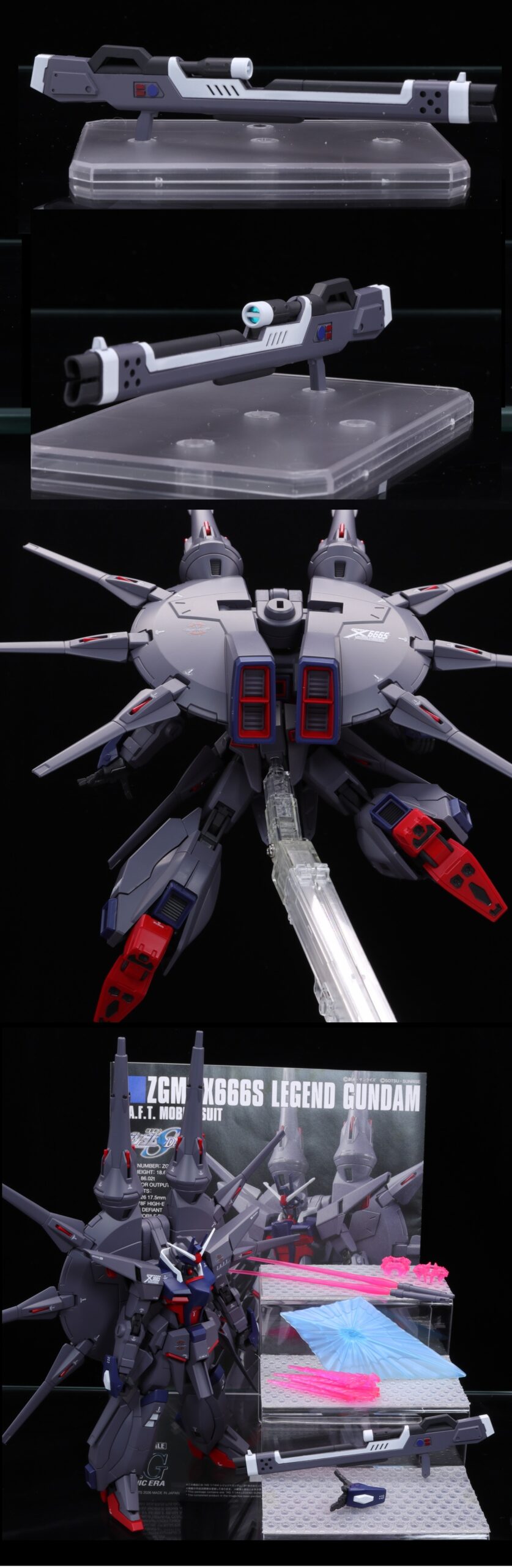 HG 1/144 レジェンドガンダム ZGMF-X666S 機動戦士ガンダムSEED 改修全