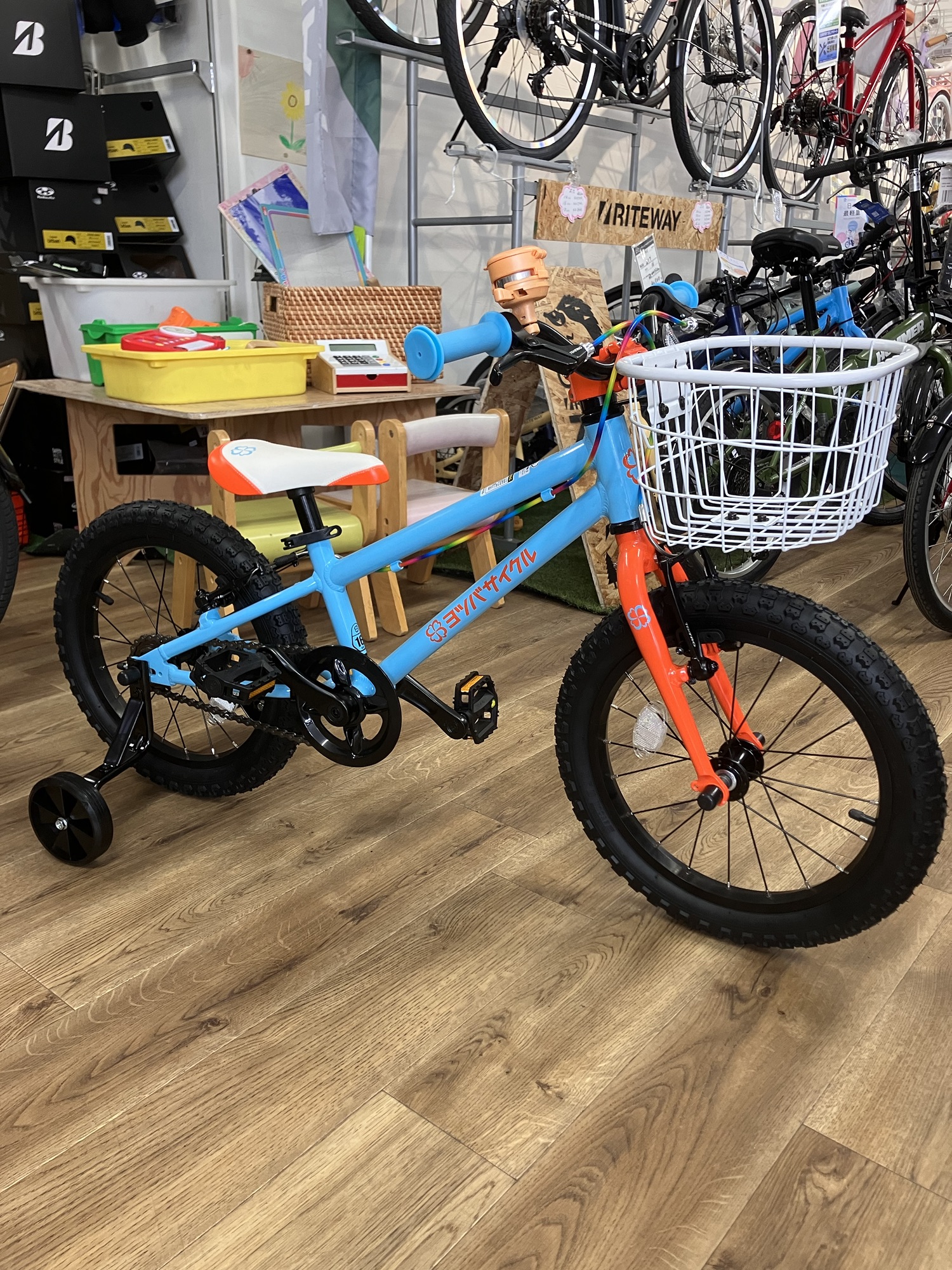 ヨツバサイクル 16インチ ラムネブルー | じてんしゃのサイド商会 鴻巣店