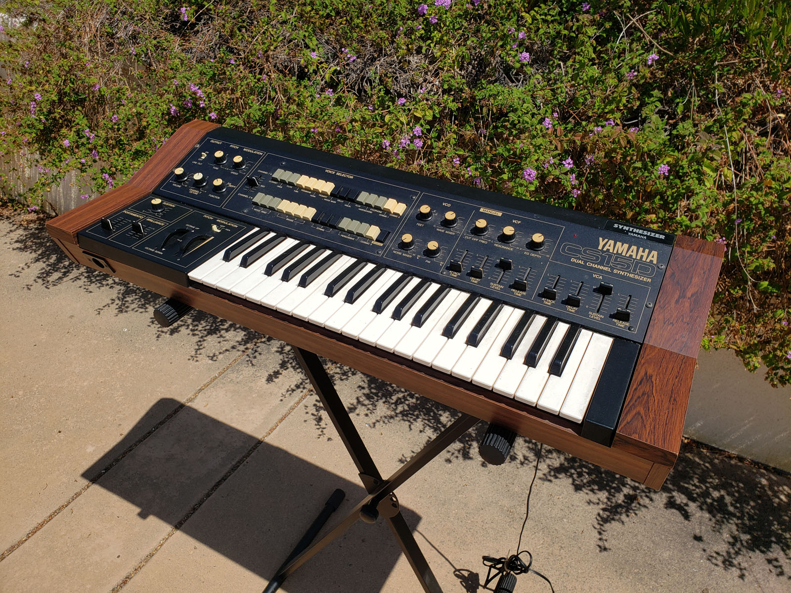 Yamaha CS-15D Dual Channel Vintage Synthesizer Keyboard – Synthchaser