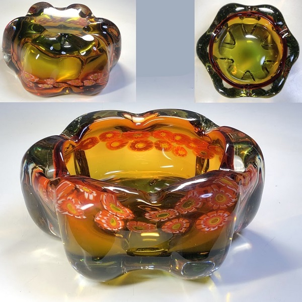 色ガラス灰皿R8877 : 昭和レトロポップ食器雑貨通販ショップ