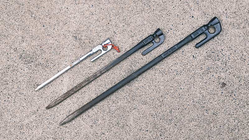 ペグ選びで悩んだら鍛造ペグのソリッドステーク・エリッゼステークが