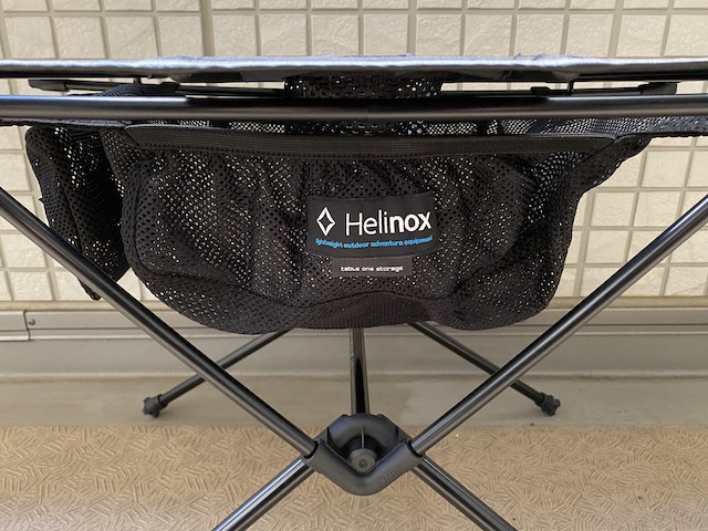 収納拡張！ヘリノックスのテーブルワンストレージポケットをレビュー！
