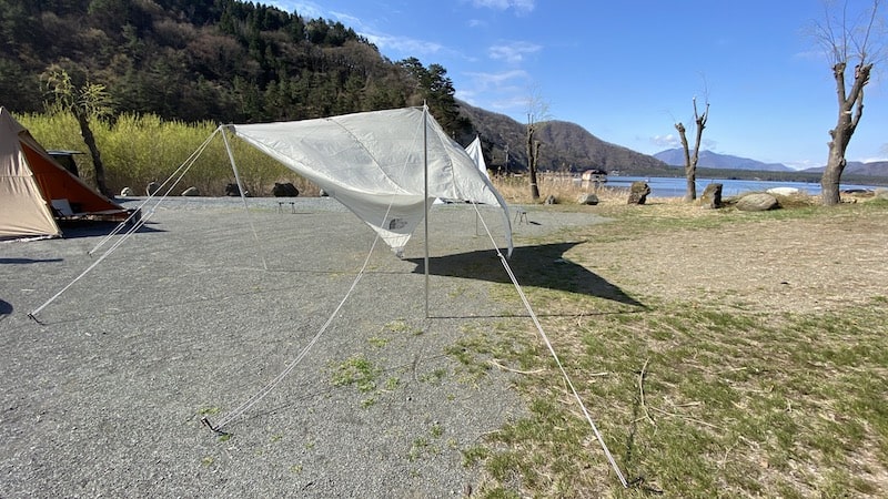 五角形が特徴の美しいタープTHE NORTH FACE「STARP」をレビュー！