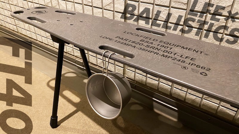 LOCKFIELD EQUIPMENT × BALLISTICSのテーブルFT40がかっこいい！