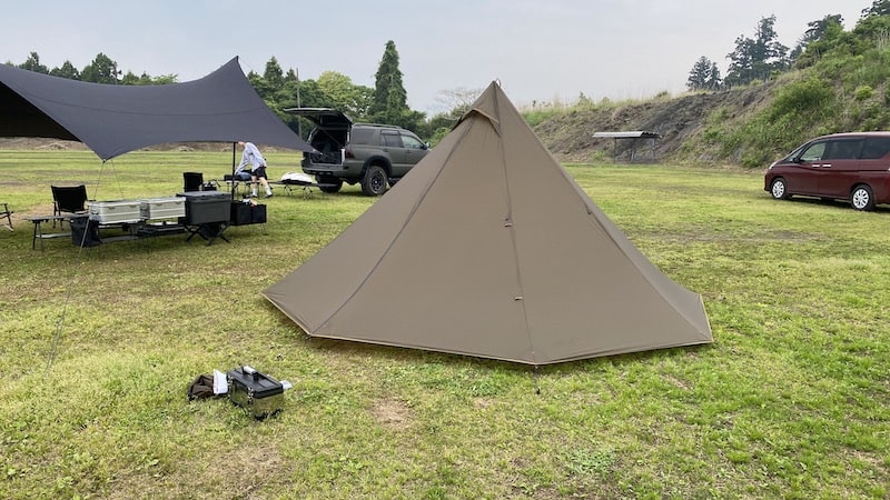 UnaFreelyの激安ワンポールテントをレビュー！シルナイロンは本当か!?