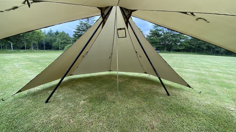 UnaFreelyの激安ワンポールテントをレビュー！シルナイロンは本当か!?