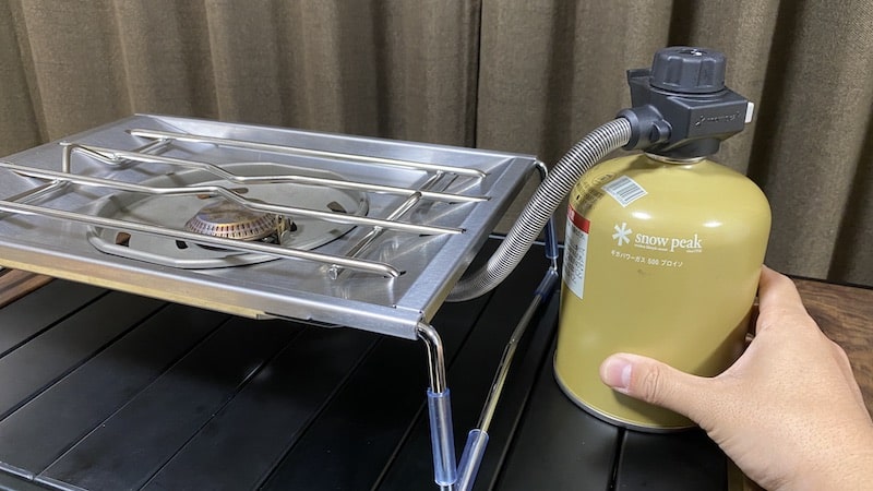 スノーピークのフラットバーナーはカスタム必須！CB缶仕様や五徳を交換！