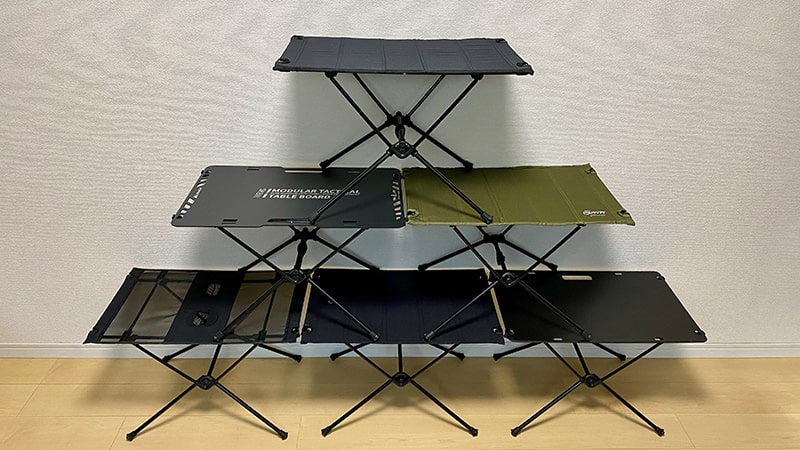 ヘリノックス互換のテーブル5選！脚だけ商品やテーブルブリッジ代用品