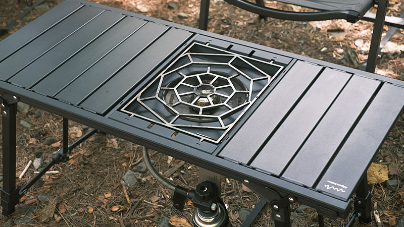 大人気アルペンアウトドアーズのアルミユニットテーブル88/110を