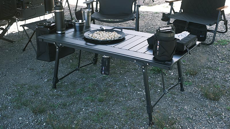 大人気アルペンアウトドアーズのアルミユニットテーブル88/110を