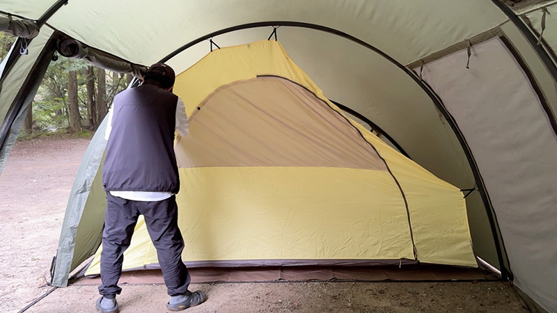 ヘルスポートのバルホールをレビュー！インナーテント設置しても広々